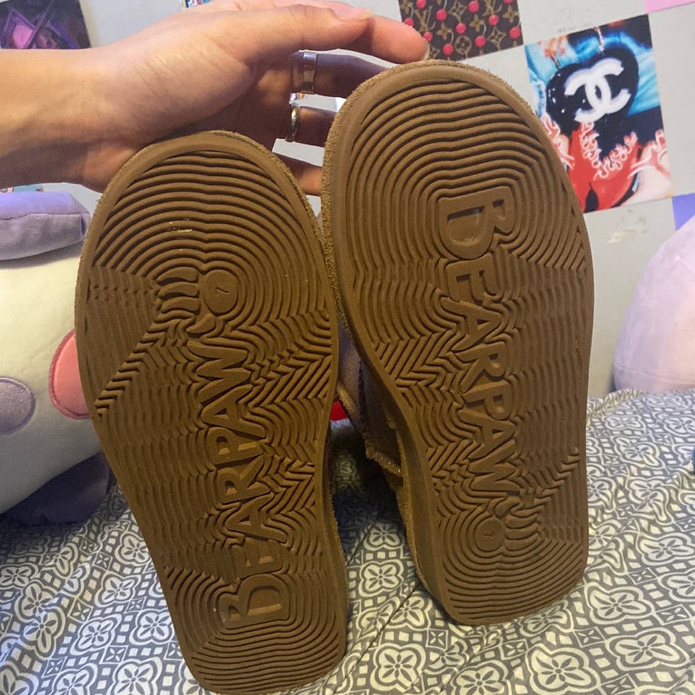 Tall bearpaw boots
